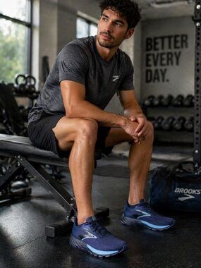 Brooks Anthem 7 Men’s Blue Neutral Running Walking Shoes 1104391D417 NEW NIB!